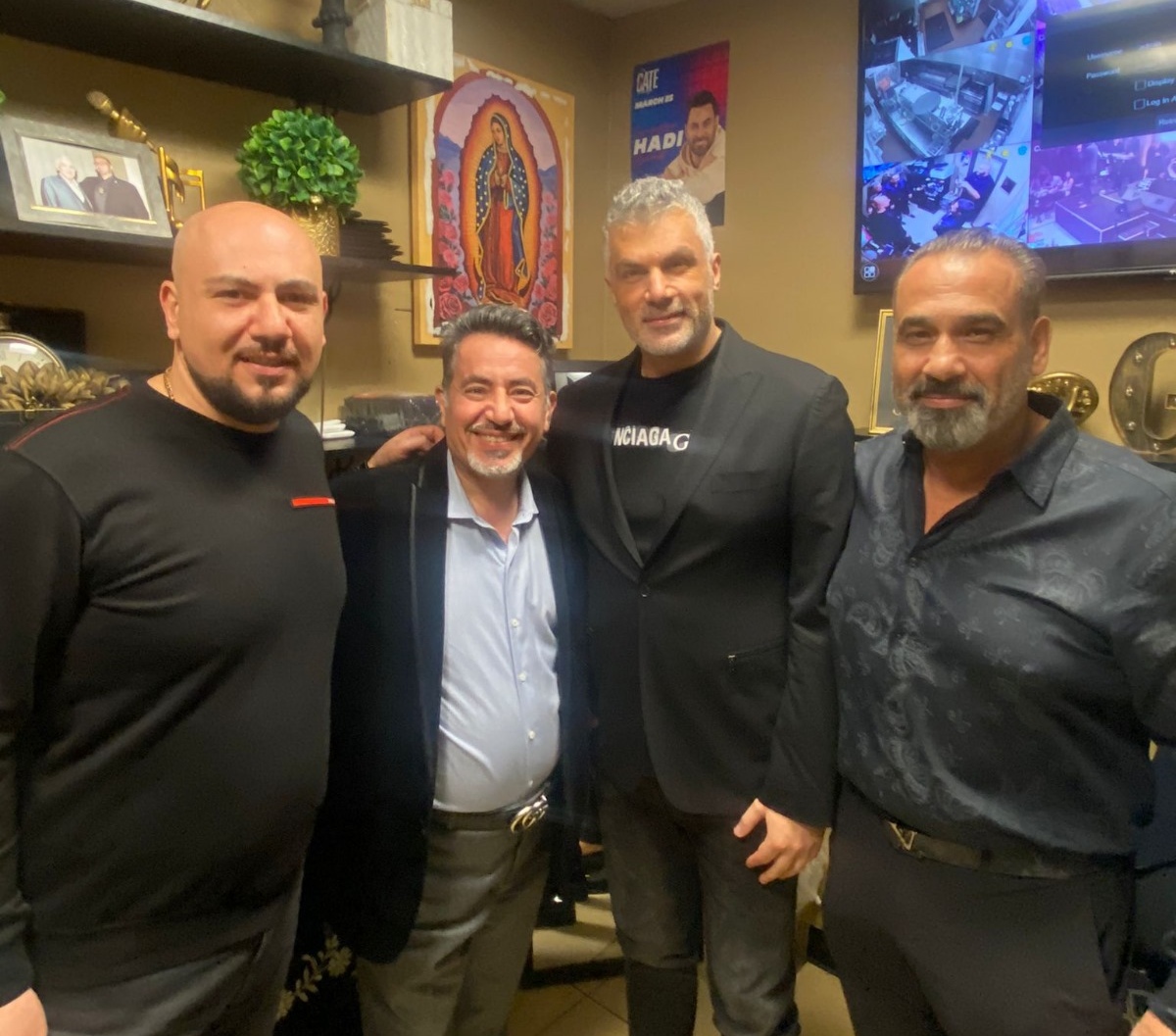 شاهد أحدث ظهور للسوبر ستار فارس كرم برفقة الاعلامي نمير باشا ومالكي شركة Glory Nights في لوس أنجلوس