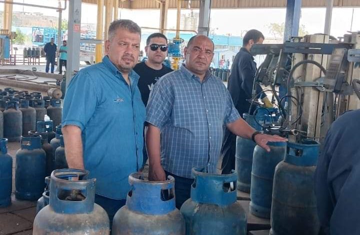 تموين الجيزة ضبط فساد مصنع جاز فيل لتعبئة اسطوانات الغاز