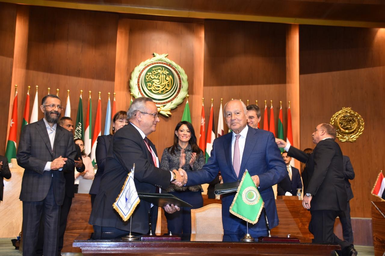 توقيع مذكرة تعاون بين مكتبة الإسكندرية وجامعة الدول العربية