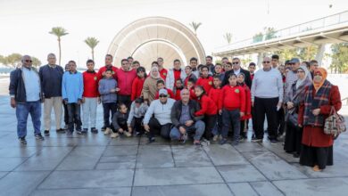 طلاب مدرسة صلاح نافع للتربية الفكرية في زيارة للإسكندرية