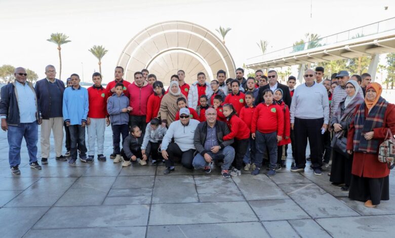 طلاب مدرسة صلاح نافع للتربية الفكرية في زيارة للإسكندرية
