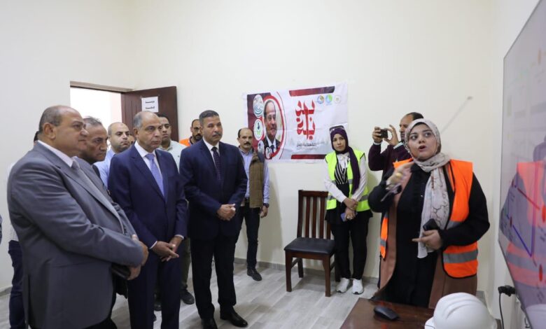 عرض تقرير إنجازات قطاع مياه الشرب والصرف الصحي بالمنيا خلال عام 2024