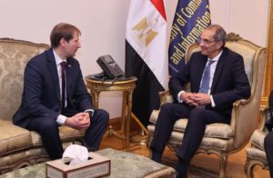 استقبل الدكتورعمرو طلعت وزير الاتصالات وتكنولوجيا المعلومات السيد أندجيس فيومسونز