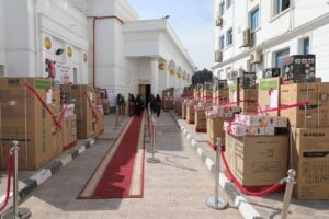 محافظ المنيا يسلم أجهزة لـ 20 عروسا مقدمة من مؤسسة "مصر الخير" ويؤكد : التكافل سمة من سمات رقى المجتمعات