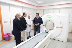  وزير الصحة ومحافظ المنوفية يتفقدان عدداً من المنشآت الصحية 