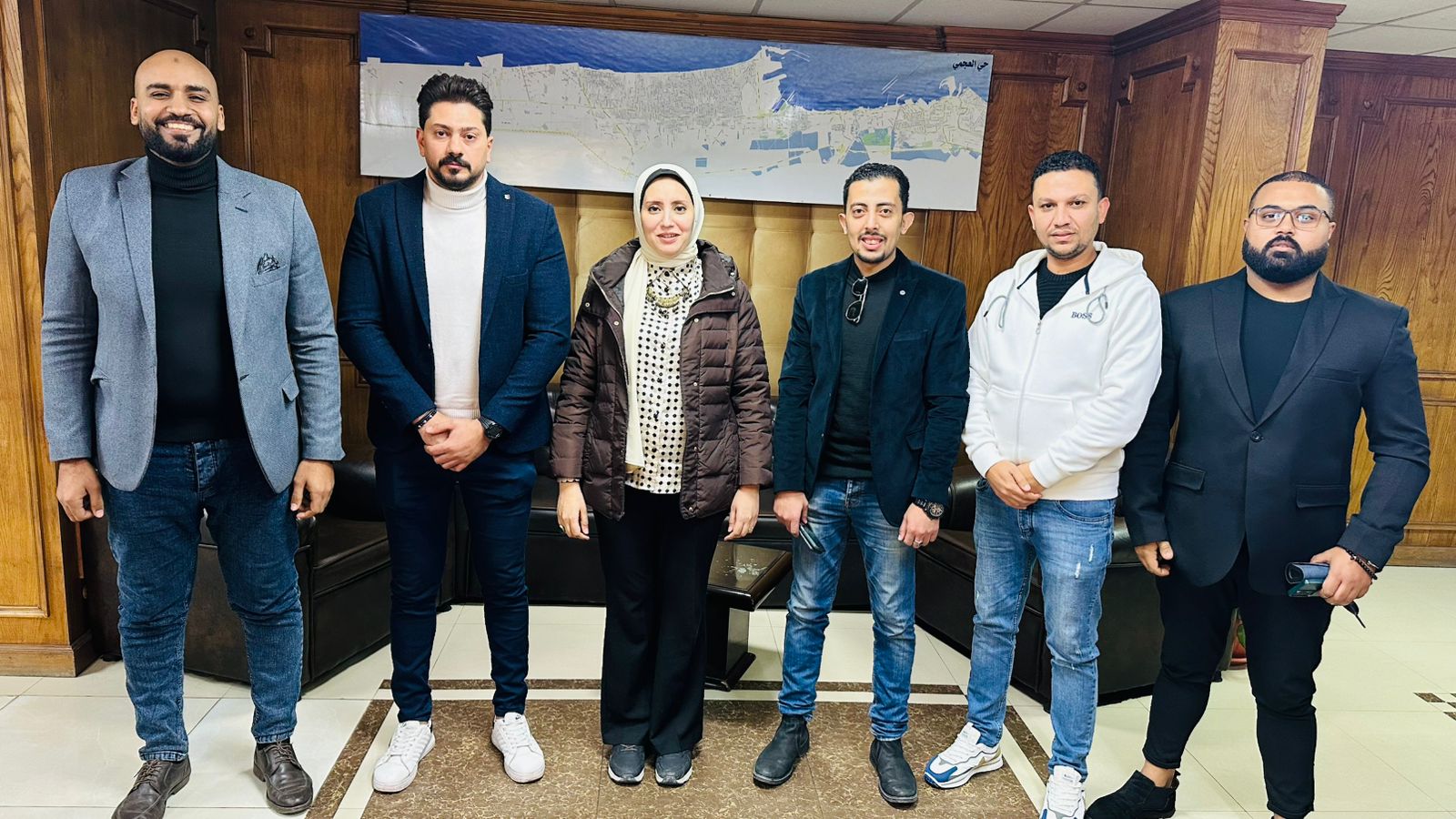 برقية تهنئة من هيئة مكتب النائب سعيد ضيف الله للمهندسة نور الهدي