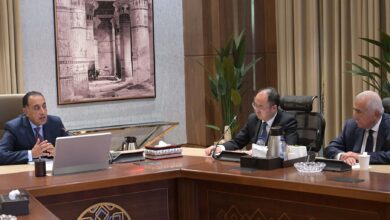 وزير قطاع الأعمال العام يلتقي رئيس شركة "CNRC" الصينية