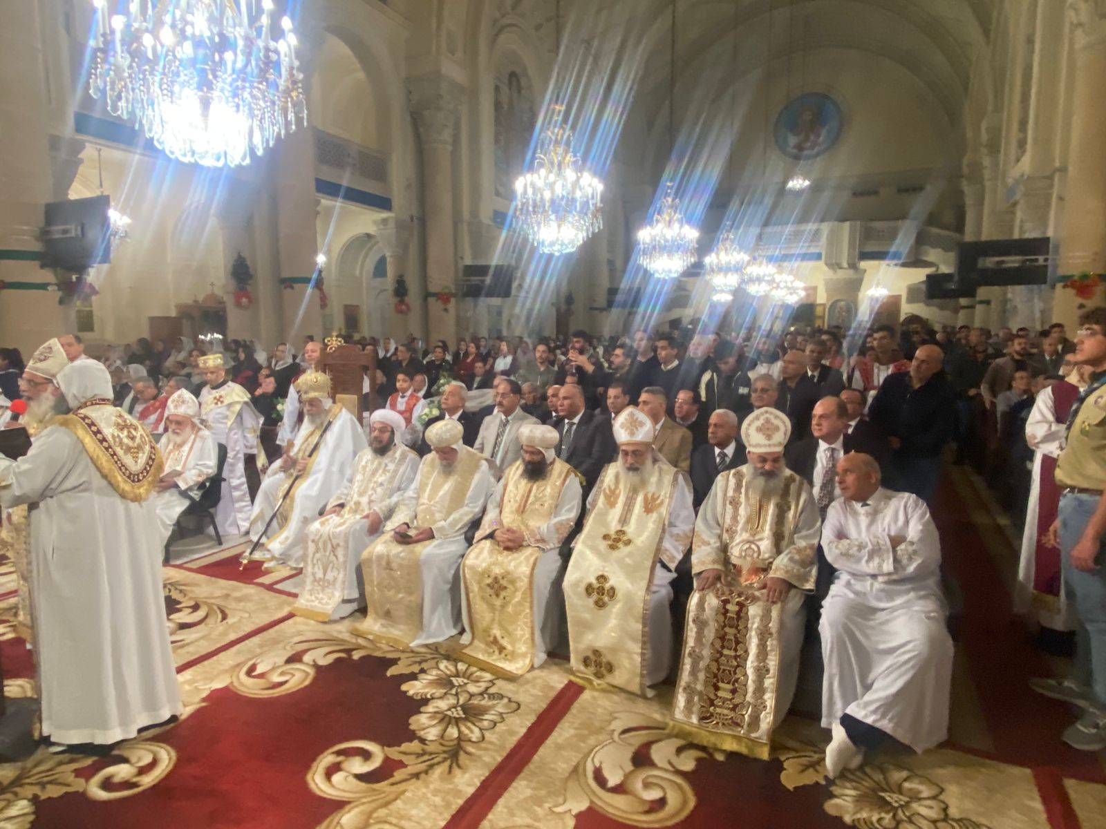 البابا تواضروس الثاني يترأس قداس عيد الغطاس بالكنيسة المرقسية بالإسكندرية