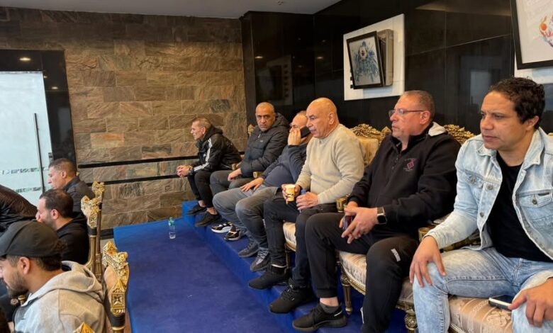 جهاز منتخب مصر بقيادة التوأم يحضر مباراة بيراميدز و غزل المحلة