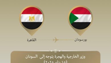 وزير الخارجية والهجرة يتوجه إلى السودان