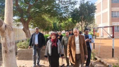 وكيل وزارة التربية والتعليم يتابع سير أعمال امتحانات بمدارس إدارة القوصية التعليمية