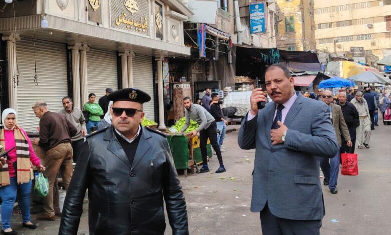 محافظ الإسكندرية تكثيف حملات إزالة الإشغالات والتعديات بأحياء الثغر