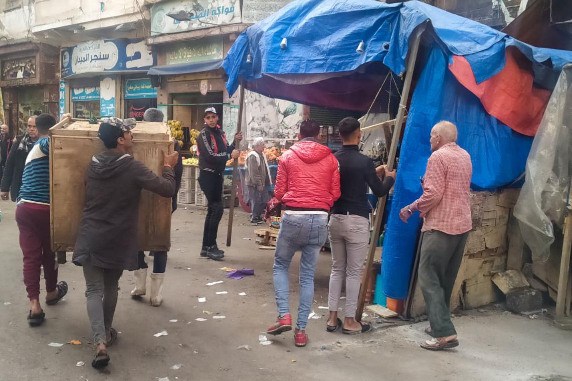 محافظ الإسكندرية تكثيف حملات إزالة الإشغالات والتعديات بأحياء الثغر