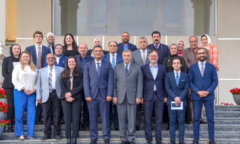 محافظ الإسكندرية يستقبل مدير البنية التحتية المستدامة بالبنك الأوروبي