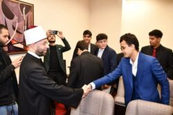 وزير الأوقاف يستقبل طلاب مدرسة القديس بولس الفرير بشبرا