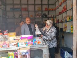 التفتيش على محلات مدينة قها لمحاربة الاتجار فى الالعاب الناريه الصواريخ