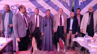 حفل افطار جماعي ينظمه امانة حزب حماة الوطن بمركز منفلو