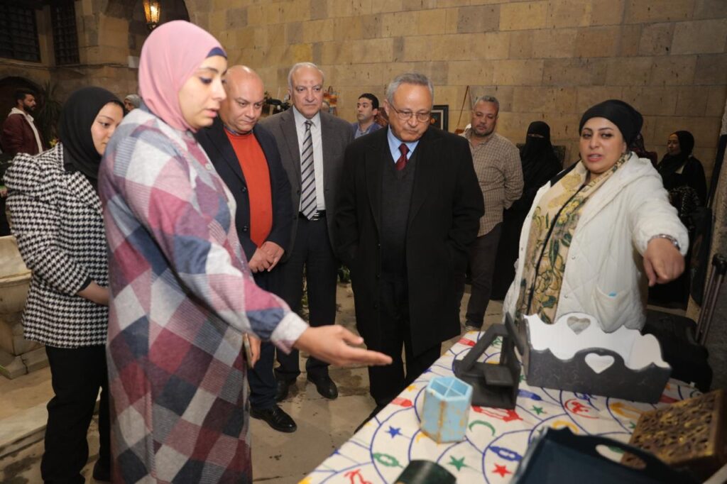 افتتاح معرض منتجات ورش بيت السناري احتفاءً باليوم العالمي للمرأة