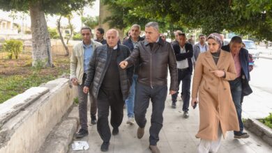 محافظ الإسكندرية يتفقد مشروع تطوير ميدان الغزالتين