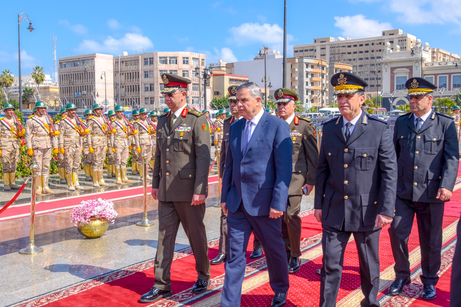 محافظ الإسكندريه الاحتفال بذكرى يوم الشهيد والمحارب القديم