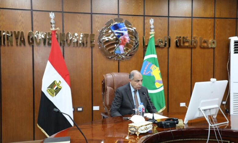 محافظ المنيا يوجه برفع درجة الاستعداد القصوى تحسبًا لموجة الطقس السيئ غدًا