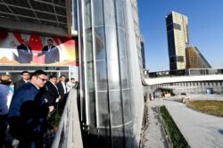 وزير الإسكان يختتم جولته اليوم بتفقد منطقة الأعمال المركزية بالعاصمة الإدارية