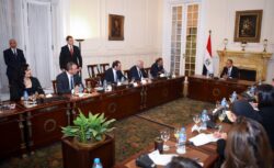 وزير الخارجية والهجرة يلتقي بغرفة التجارة الأمريكية بالقاهرة