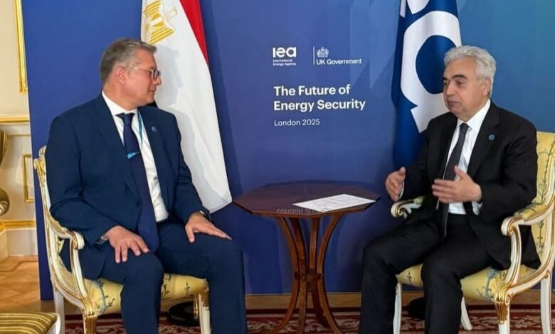 على هامش فعاليات قمة مستقبل أمن الطاقة المنعقدة في لندن