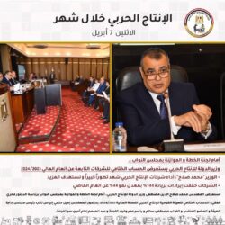 أبرز أنشطة وزارة الإنتاج الحربي خلال شهر أبريل 2025