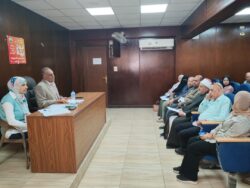 انعقاد المجلس التنفيذى بحى شرق لجميع مديرى الادارات الداخلية والخارجية