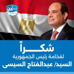 شركة بـ لبن تتقدم بالشكر للرئيس السيسي لدعمها