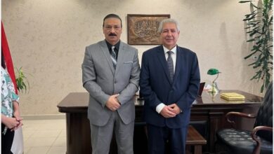 السفير المصري في الكويت يشيد بإستقبال سمو أمير الكويت للرئيس السيسى الكويت.. رياض عوض