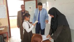 وكيل وزارة التربية والتعليم بالغربية يتابع مدارس إدارة السنطة
