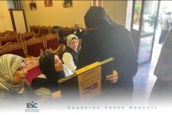 مجلس تنفيذى الشباب المصري بالمحلة الكبرى يقدم التهنئة للاخوة الأقباط