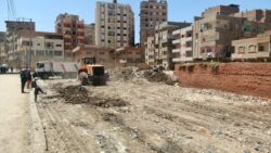 رفع ٢٥٠ طن قمامة من شارع الترعة بحي ثان المحلة الكبرى