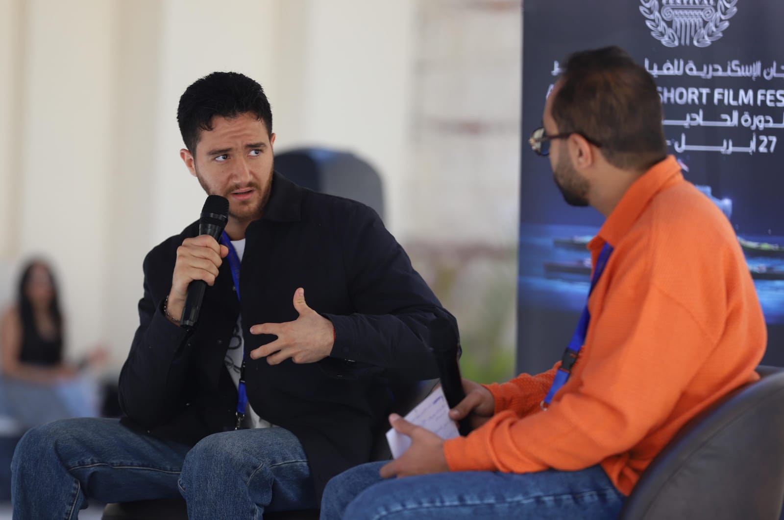 أحمد مالك في ماستر كلاس مهرجان الإسكندرية للفيلم القصير أشعر بالفخر والمسؤولية