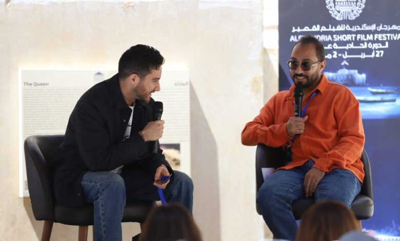 أحمد مالك في ماستر كلاس مهرجان الإسكندرية للفيلم القصير أشعر بالفخر والمسؤولية