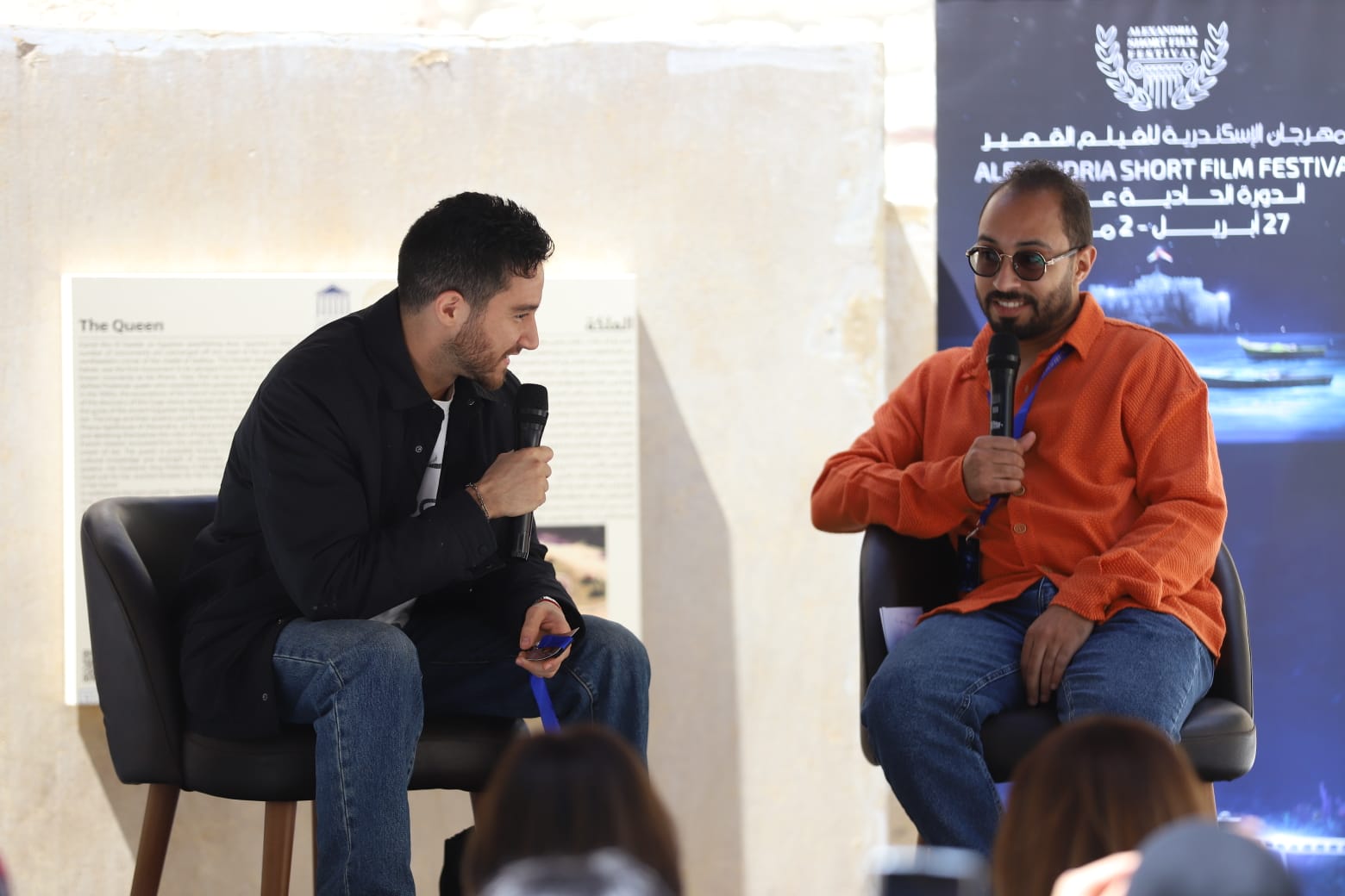 أحمد مالك في ماستر كلاس مهرجان الإسكندرية للفيلم القصير أشعر بالفخر والمسؤولية