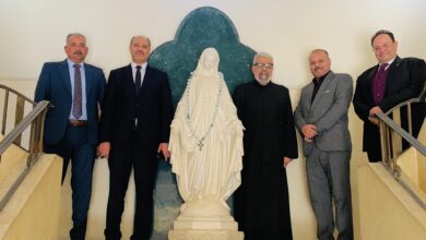 تعليم الإسكندرية عربى أبوزيد يقدم التهنئة للأقباط الكاثوليك بمناسبة عيد القيامة