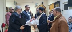 مستقبل وطن بالسنطة يشارك الاخوة الأقباط عيد القيامة المجيد