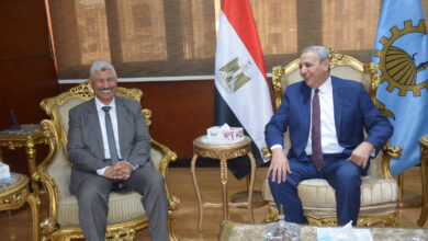 محافظ الغربية يستقبل رئيس شركة جنوب الدلتا الجديد