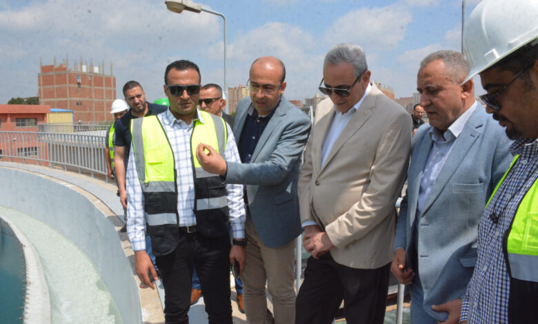 محافظ الغربية يتابع ميدانيًا العمل بمحطة المياه المرشحة بطنطا