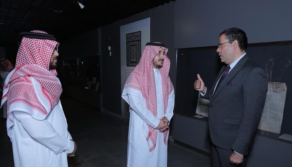 وفد سعودي رفيع المستوى في مكتبة الإسكندرية