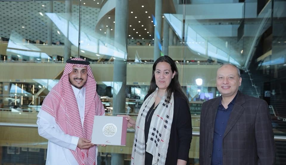 وفد سعودي رفيع المستوى في مكتبة الإسكندرية
