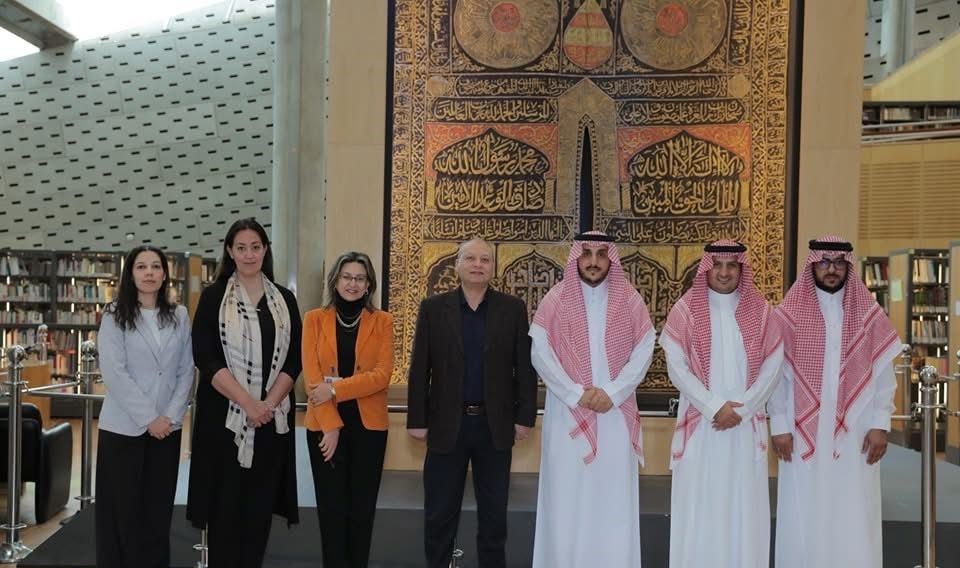 وفد سعودي رفيع المستوى في مكتبة الإسكندرية