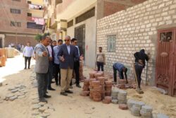 جولة ميدانية موسعة لمحافظ المنيا شملت شوارع مدينة أبو قرقاص