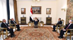 استقبل الرئيس السيسي اليوم الدكتور فؤاد حسين وزير خارجية العراق