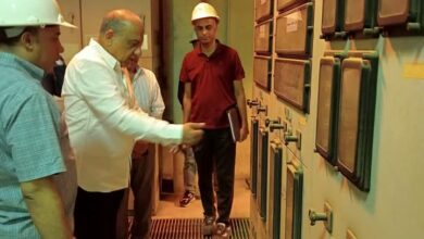وزير الكهرباء يتفقد محطة محولات باسوس ومحطة توليد كهرباء شبرا الخيمة..