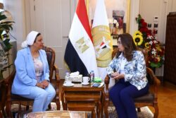وزيرة التنمية المحلية تستقبل النائبة نشوي الديب لمتابعة عدد من الملفات