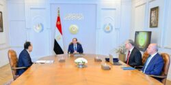 الرئيس السيسي إجتمع اليوم مع مدبولي رئيس مجلس الوزراء، بدوي وزير البترول